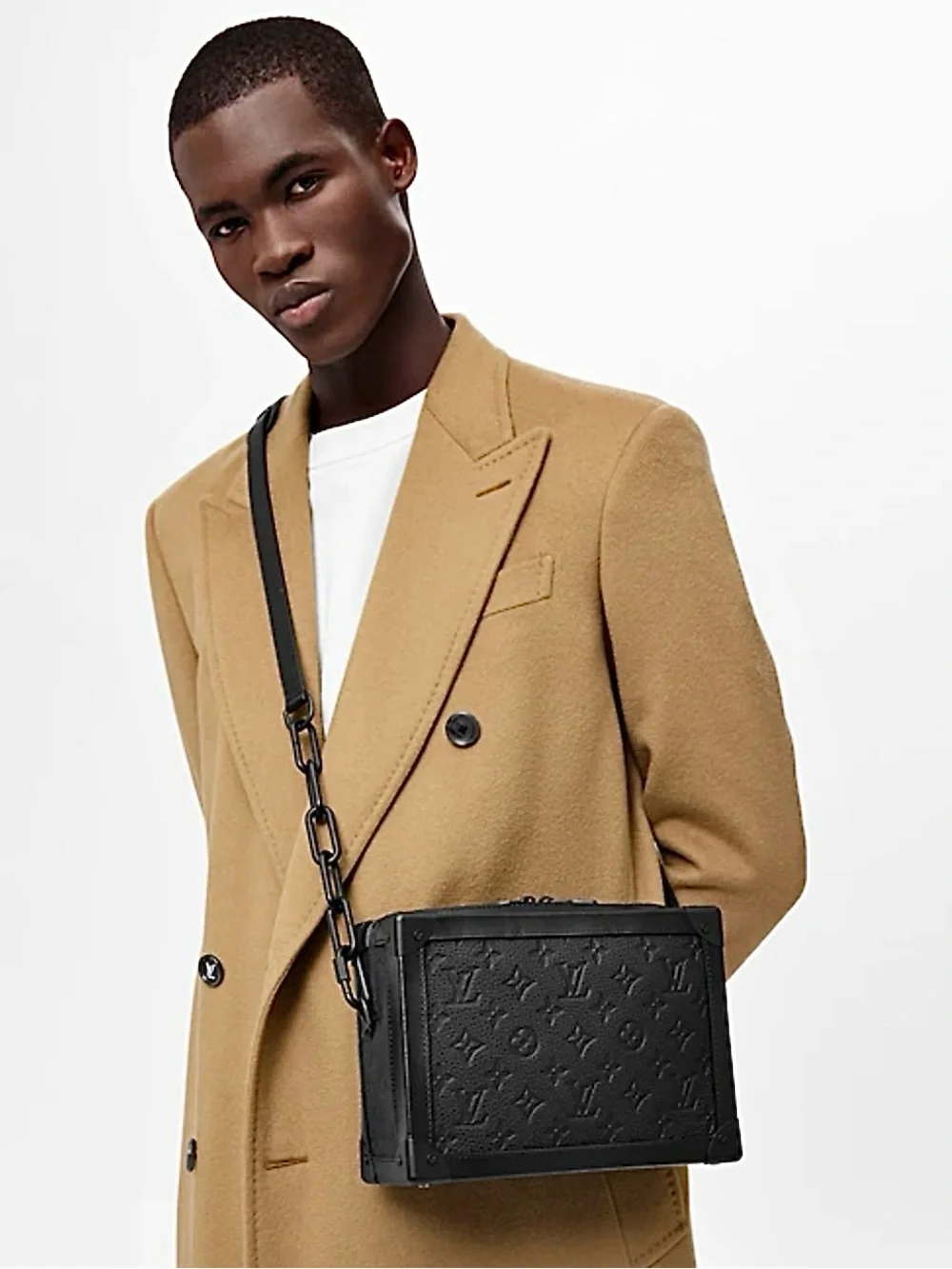 LOUIS VUITTON ‘Men’s Soft Trunk Messenger Bag’ in Monogram Taurillon - M55700